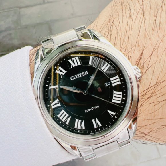Citizen Black Roman Numeral 40mm Watch